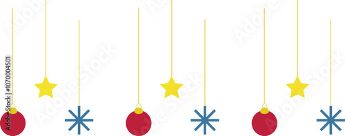 chrismas ball snowflake hanging