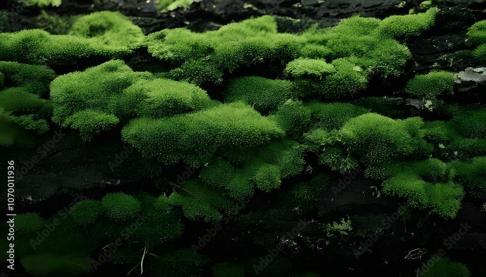 Tree bark with moss and fungus, rich in forest background. Tree bark with moss and fungus, rich in forest background.