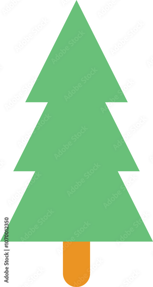 tree chrismas element illustration.svg