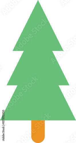 tree chrismas element illustration.svg