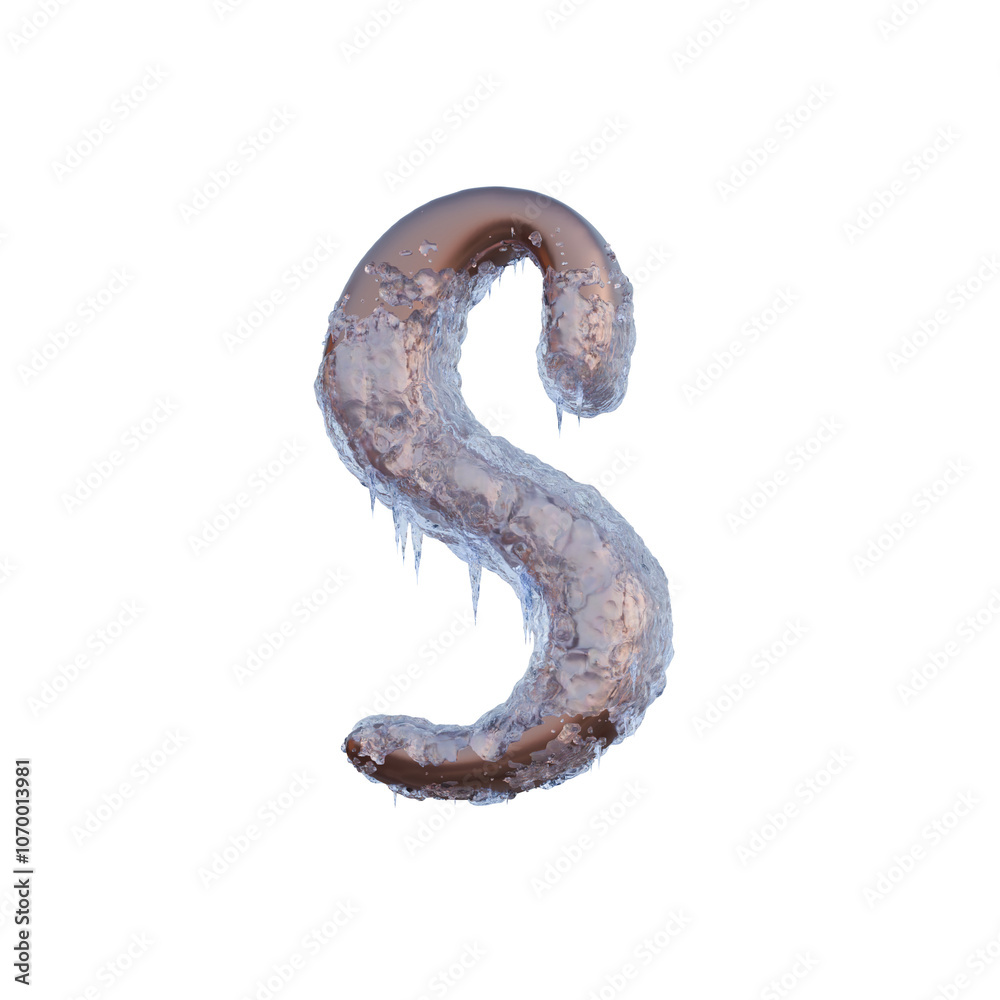 3D Frozen Alphabet - Ice & Winter 3D Frozen Alphabet - Ice & Winter