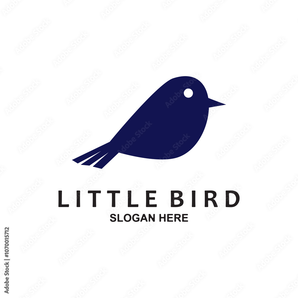 Small Bird Social Logo Design Inspiration Vector, Unique bird icon. Small Bird Social Logo Design Inspiration Vector, Unique bird icon.