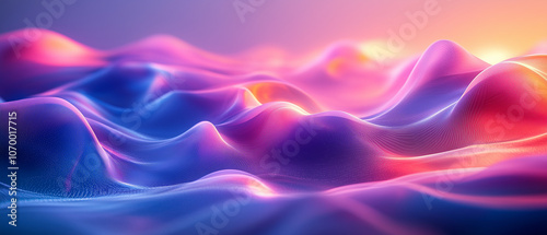 Wallpaper Mural Abstract Colorful Wavy Background. Torontodigital.ca