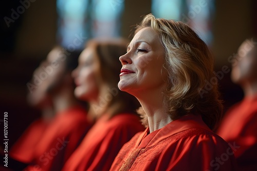 Choir in rehearsal photo