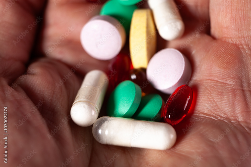 close up of pills on table close up of pills on table