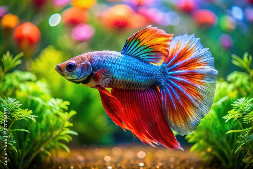 Half Moon Fighter Fish in Aquatic Display with Price Tag in Pet Store Setting - Captivating Double Exposure Photography for Aquarists and Pet Lovers Half Moon Fighter Fish in Aquatic Display with Price Tag in Pet Store Setting - Captivating Double Exposure Photography for Aquarists and Pet Lovers