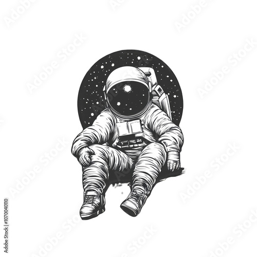 astronaut in space