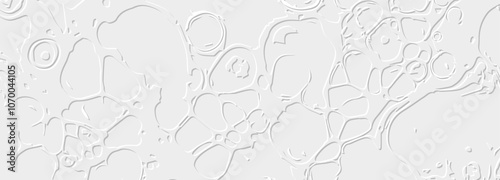 A surface with a relief. The effect of plaster. The illusion of volume. The idea of creative design of packaging, wallpaper, interior, prints