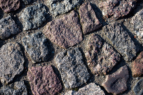 a stone texture, grey stones on the floor