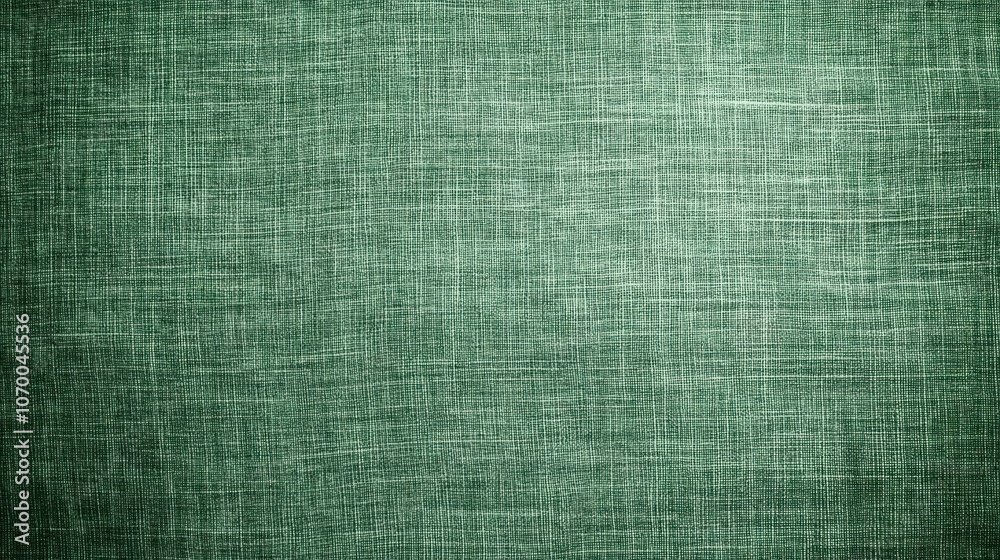 Fototapeta premium Textured green fabric background, perfect for various design projects.