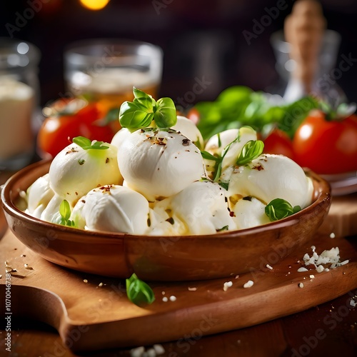an elegant cheese dish plate with a beautiful buffet closeup