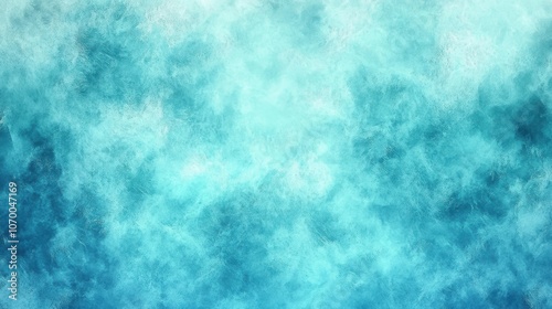 An abstract blue and turquoise background with soft textures and gradients, evoking a serene oceanic feel.