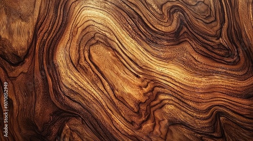 Abstract Wood Texture with Rich Brown Tones