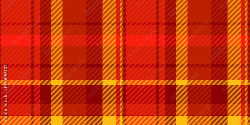 Obraz premium Collection seamless plaid vector, tailor texture check tartan. Delicate pattern textile fabric background in bright and red colors.