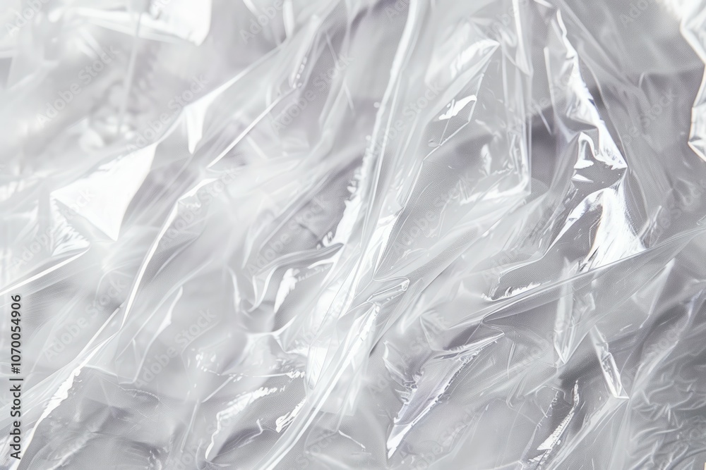 Photo of Crumpled sheet of polythene plastic wrap. Background texture for backdrops or mapping Photo of Crumpled sheet of polythene plastic wrap. Background texture for backdrops or mapping