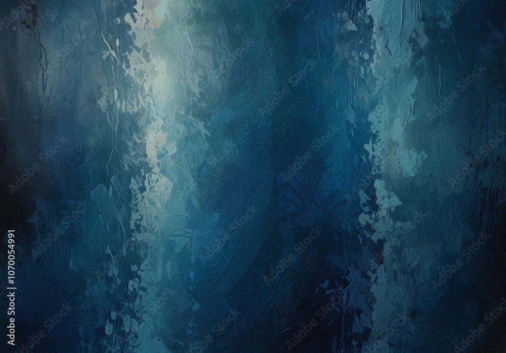 Obraz premium abstract blue background with paint texture