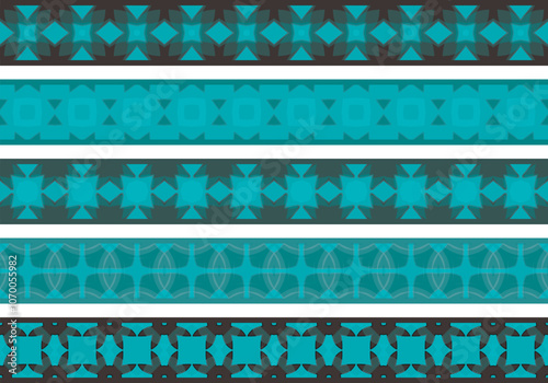 Seamless decorative borders