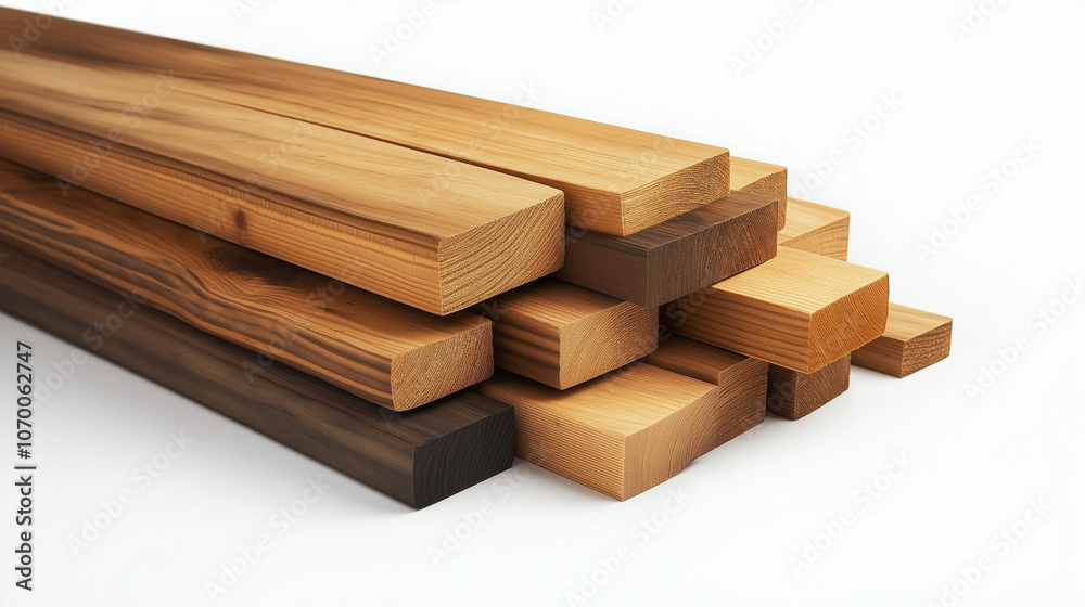 A Close-Up View of Quality Timber Stacked Wooden Planks A Close-Up View of Quality Timber Stacked Wooden Planks