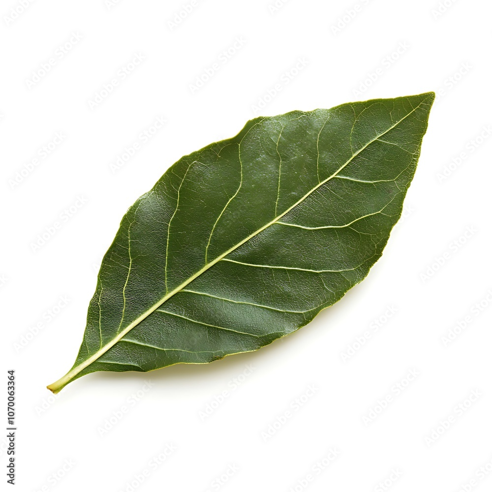 Curry Leaf isolated on white background, close up Curry Leaf isolated on white background, close up