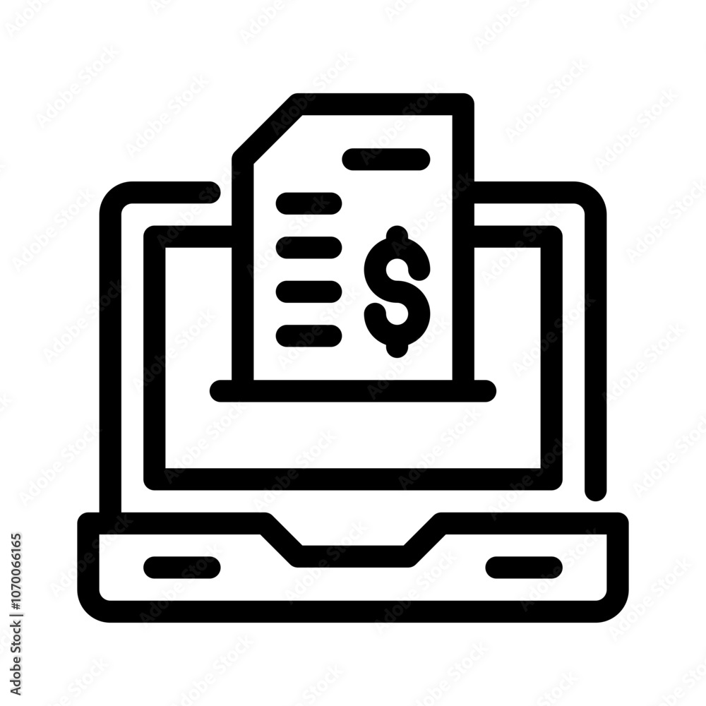 Icon Treasury With Style Outline Icon Treasury With Style Outline