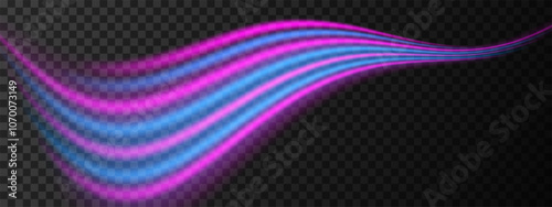 Red and blue light wave beam. A smooth, flowing design with vibrant red glow. Sci-fi visuals, light transitions, futuristic effects. Glowing light streaks create a dynamic, sleek background.