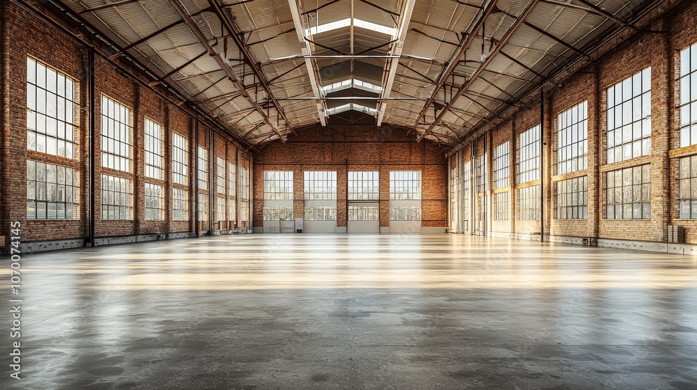 Chicago warehouse with empty stock