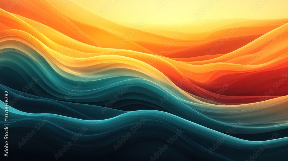 Abstract lines that move in layers, overlapping each other, creating depth and depth by using a variety of shades on a simple background. Abstract lines that move in layers, overlapping each other, creating depth and depth by using a variety of shades on a simple background.