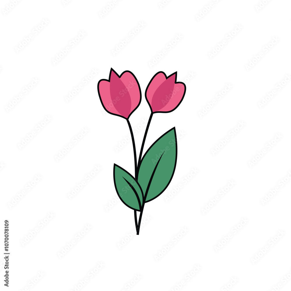 Illustration Flower Vector Illustration Flower Vector