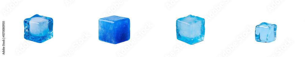 This transparent blue ice block is adorned with intricate cracks, portraying a textured and frosty appearance. Image is isolated on a transparent background, png. This transparent blue ice block is adorned with intricate cracks, portraying a textured and frosty appearance. Image is isolated on a transparent background, png.