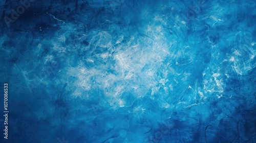 Abstract Blue and White Watercolor Background Texture