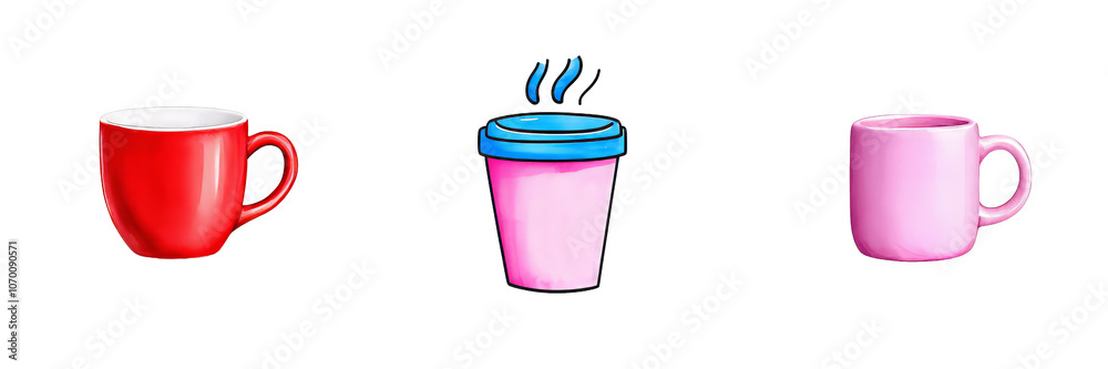 An isolated watercolor black coffee with a white cup, featuring rich dark tones and a simple, minimalist design, perfect for coffee lovers and cafe themes. An isolated watercolor black coffee with a white cup, featuring rich dark tones and a simple, minimalist design, perfect for coffee lovers and cafe themes.