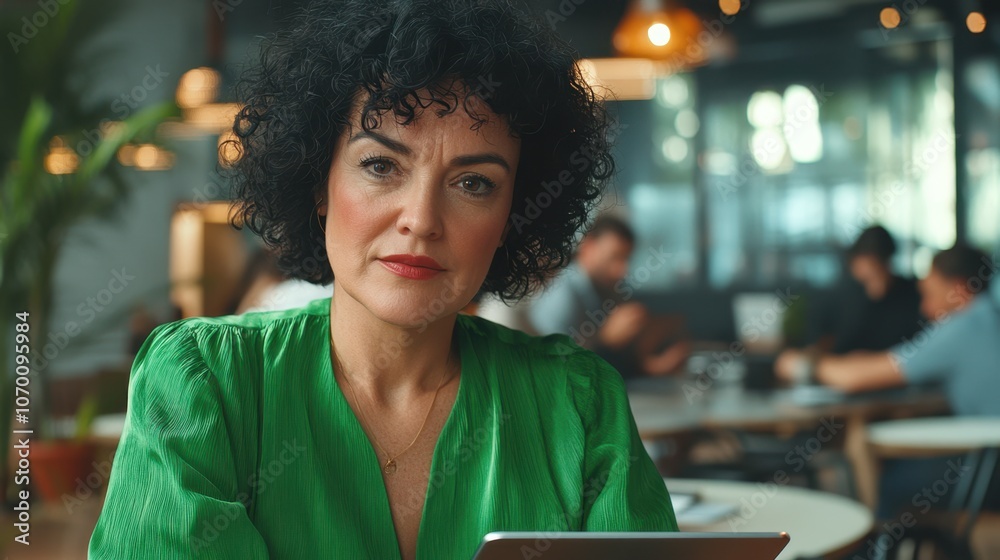 The Woman with Tablet Technology The Woman with Tablet Technology