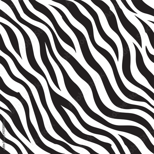 black and white zebra pattern, zebra silhouette
