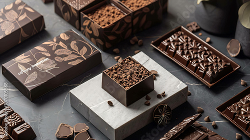 Indulge your senses with this assortment of delectable chocolate treats.