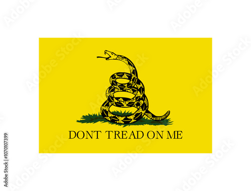 Gadsden flag. Dont Tread on Me flag