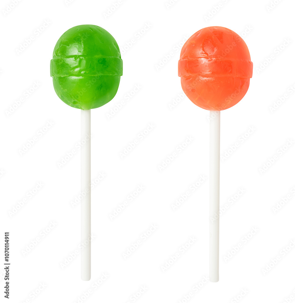 Colourful Lollipop candy isolated on white background Colourful Lollipop candy isolated on white background