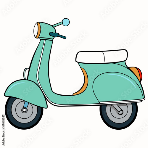 retro scooter