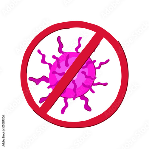 germicide anti bacteria cartoon. sterilize hygiene, protect kill, prevent virus germicide anti bacteria sign. isolated symbol vector illustration