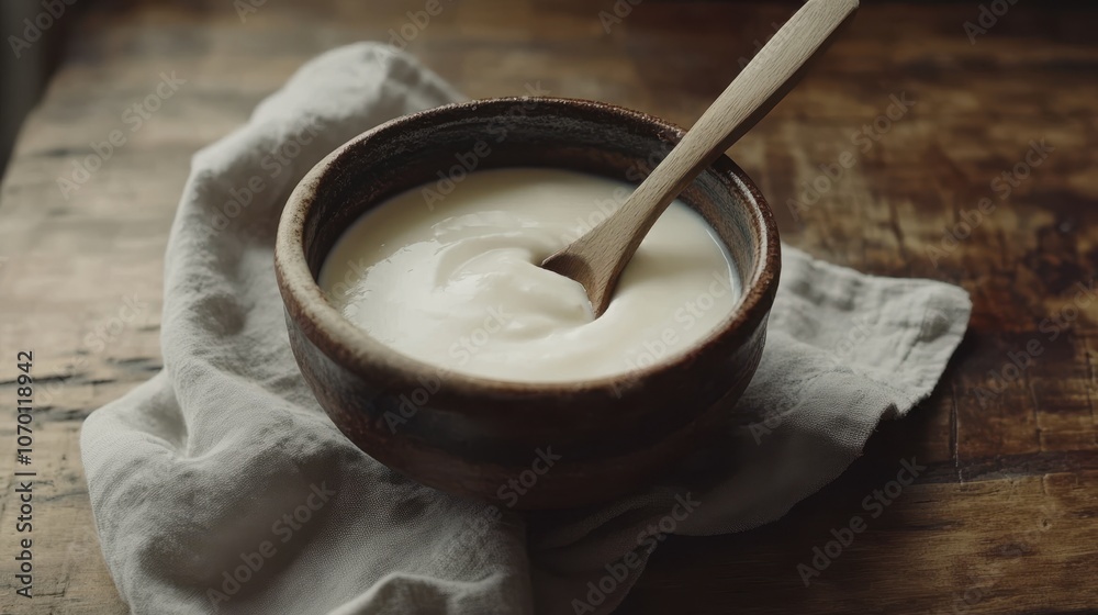 The Bowl of Creamy Yogurt The Bowl of Creamy Yogurt