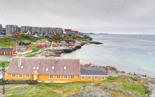 centre historique de Nuuk au Groenland photo