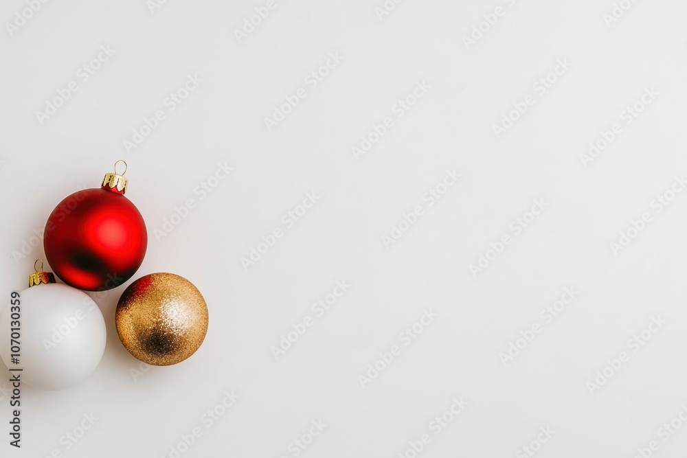 Festive Red and Gold Ornaments for Holiday Decor Festive Red and Gold Ornaments for Holiday Decor
