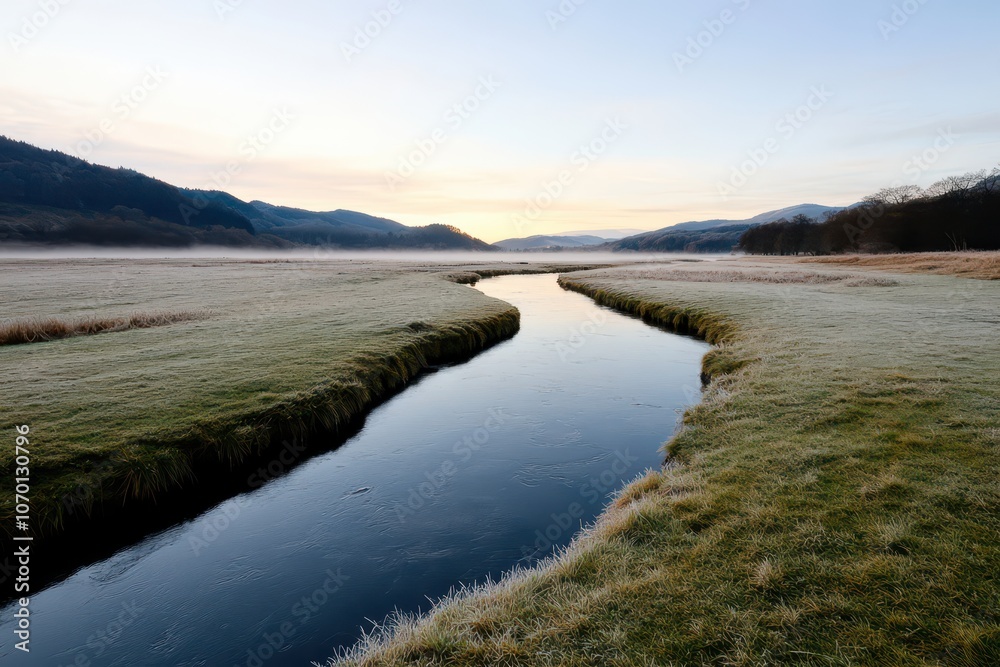 Embrace the chill: A serene morning air signals the transition into the cold season. Embrace the chill: A serene morning air signals the transition into the cold season.