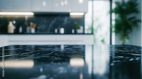 The Modern Black Marble Countertop