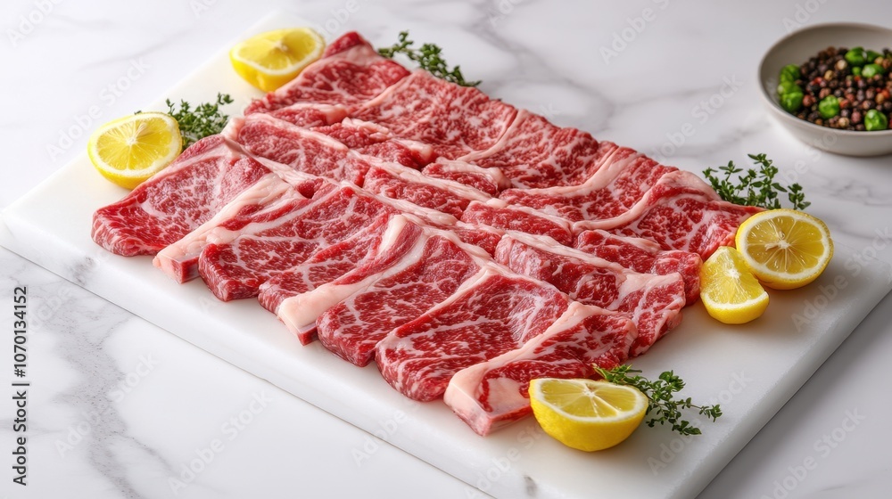 The Fresh Beef Slices Display The Fresh Beef Slices Display