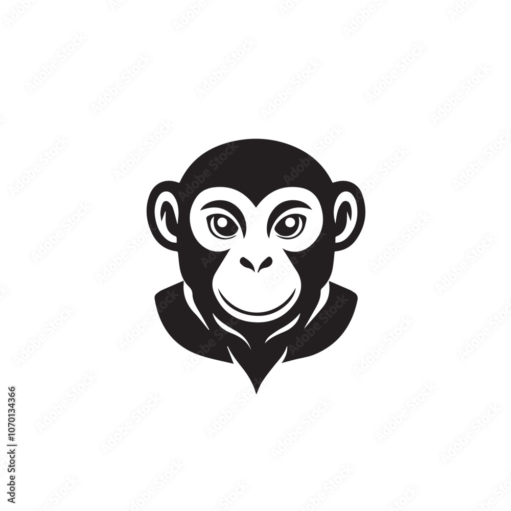 Monkey In cartoon, hand-drawn flat style. image for social media, websites and UI. Isolated 2D vector design in logo, icon, sketch style, simple line vector, single color. AI Generative Art. Monkey In cartoon, hand-drawn flat style. image for social media, websites and UI. Isolated 2D vector design in logo, icon, sketch style, simple line vector, single color. AI Generative Art.