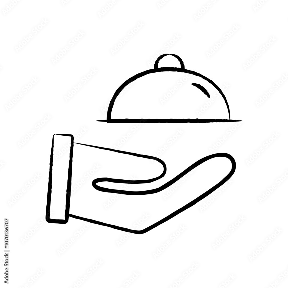 Fototapeta premium Food & Beverage Icon - server