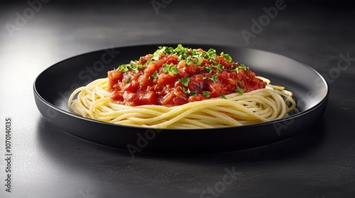 The Spaghetti with Tomato Sauce