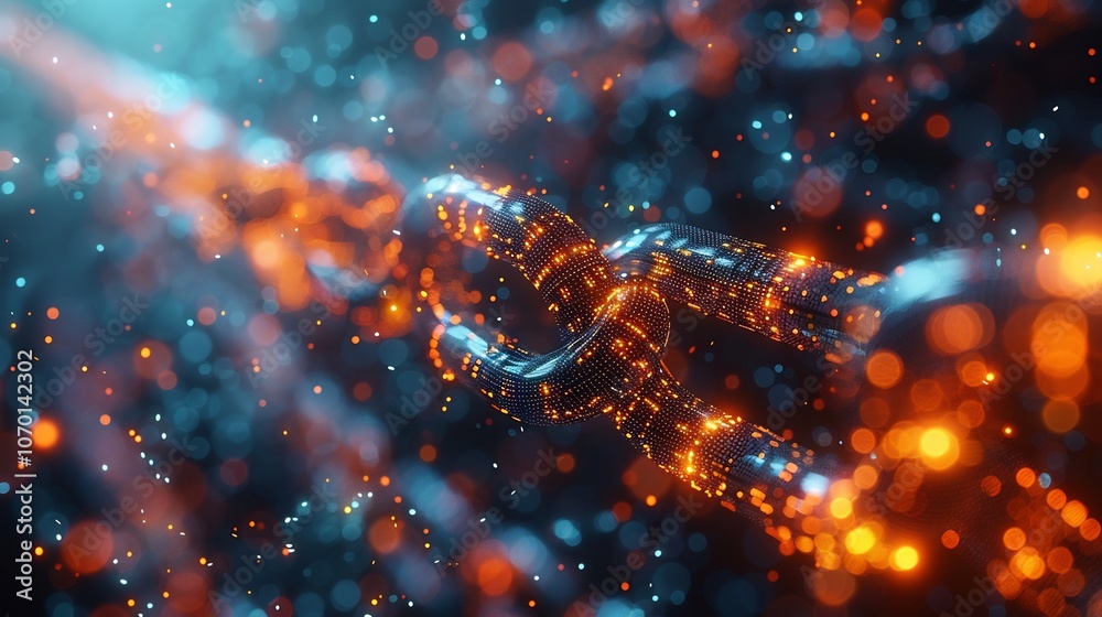 Futuristic design highlighting blockchains role transparent supply chains with bold visuals of traceability smart contracts and seamless logistics Futuristic design highlighting blockchains role transparent supply chains with bold visuals of traceability smart contracts and seamless logistics