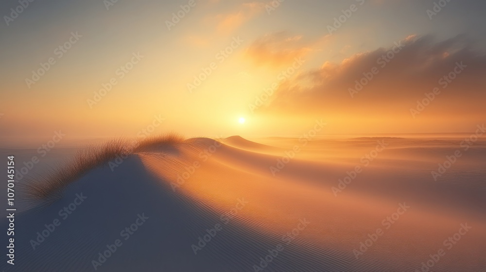 Fototapeta premium Sunset over Sand Dunes