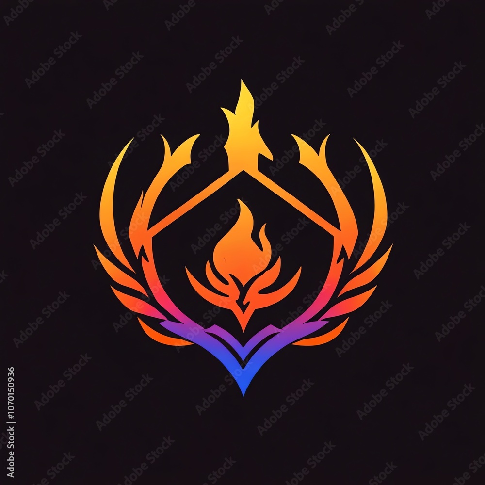 Phoenix Fire Logo Design Phoenix Fire Logo Design